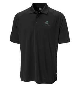 Michigan State Spartans CB DryTec Mogul Polo - Black